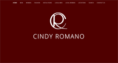 Desktop Screenshot of cindyromanotalent.com