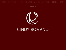 Tablet Screenshot of cindyromanotalent.com